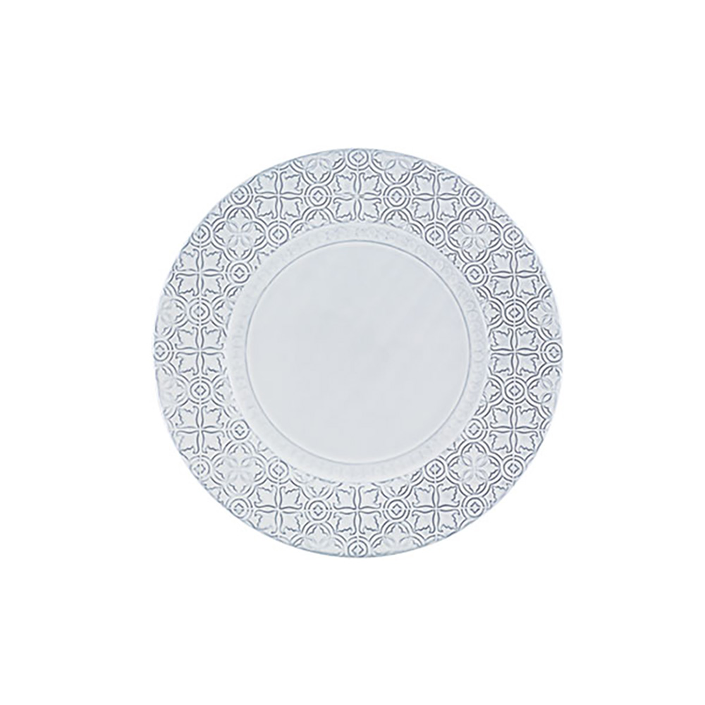 Charger Plate 34, Antique White, large image number null