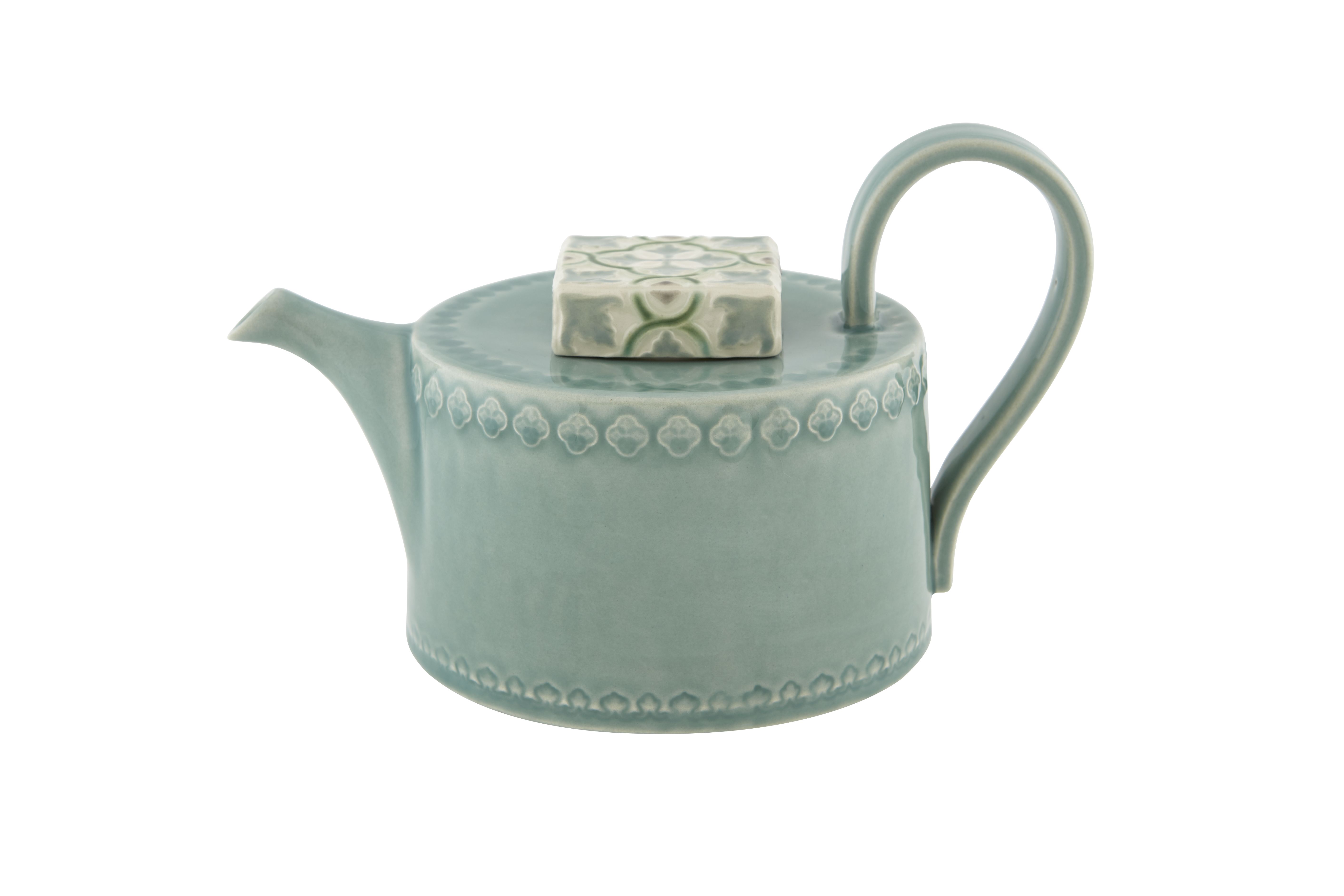 Tea Pot, Blue, large image number null