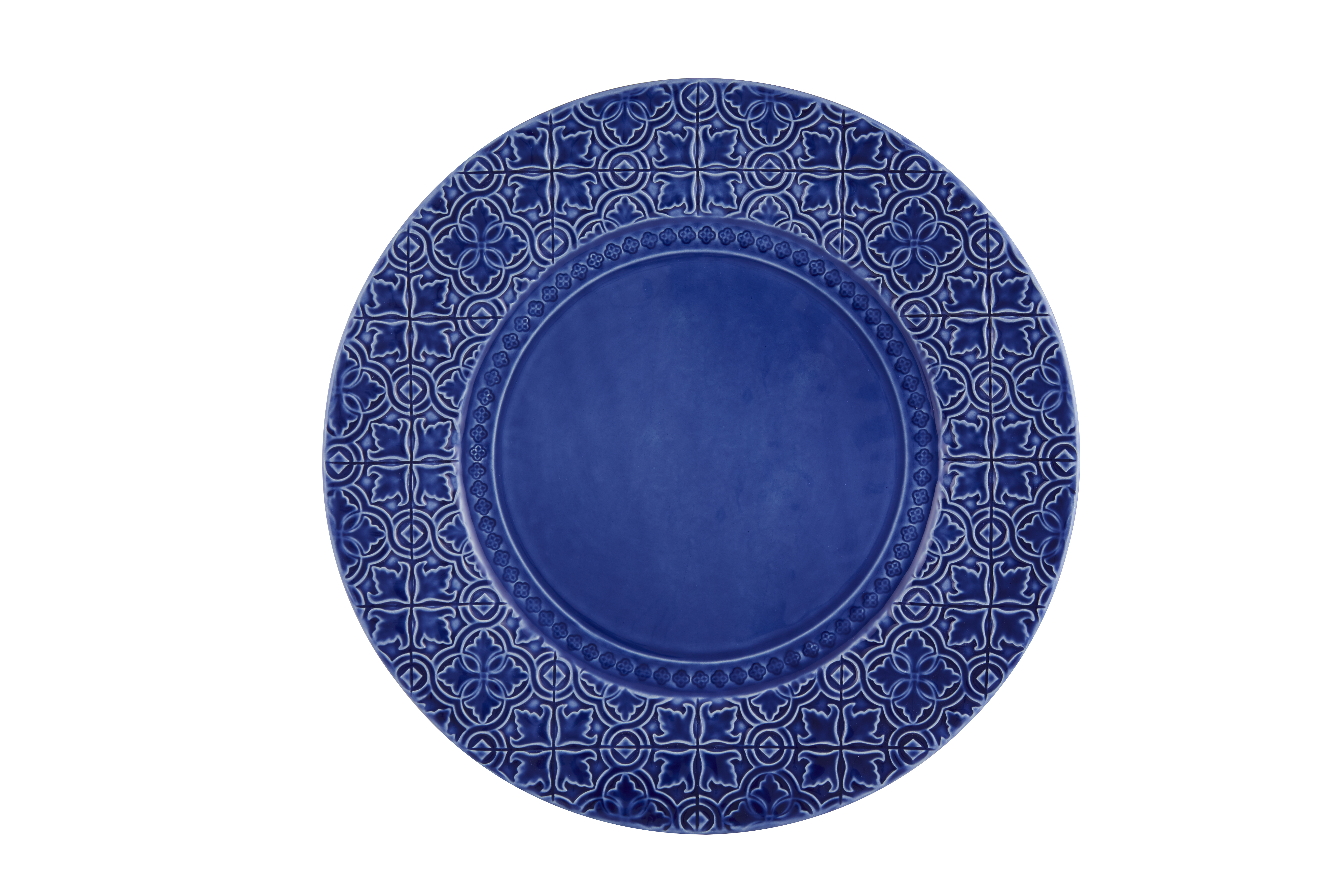 Charger Plate, Dark Blue, large image number null