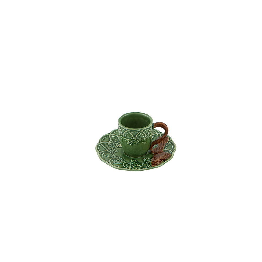 Coffee Cup & Saucer Hare