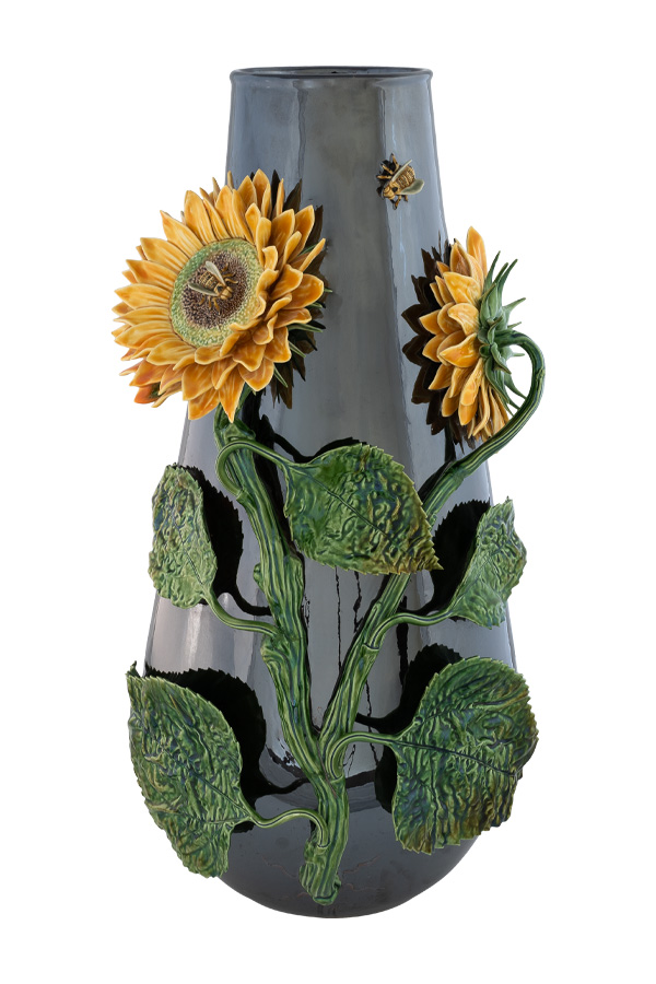 Large Pot with Sunflower