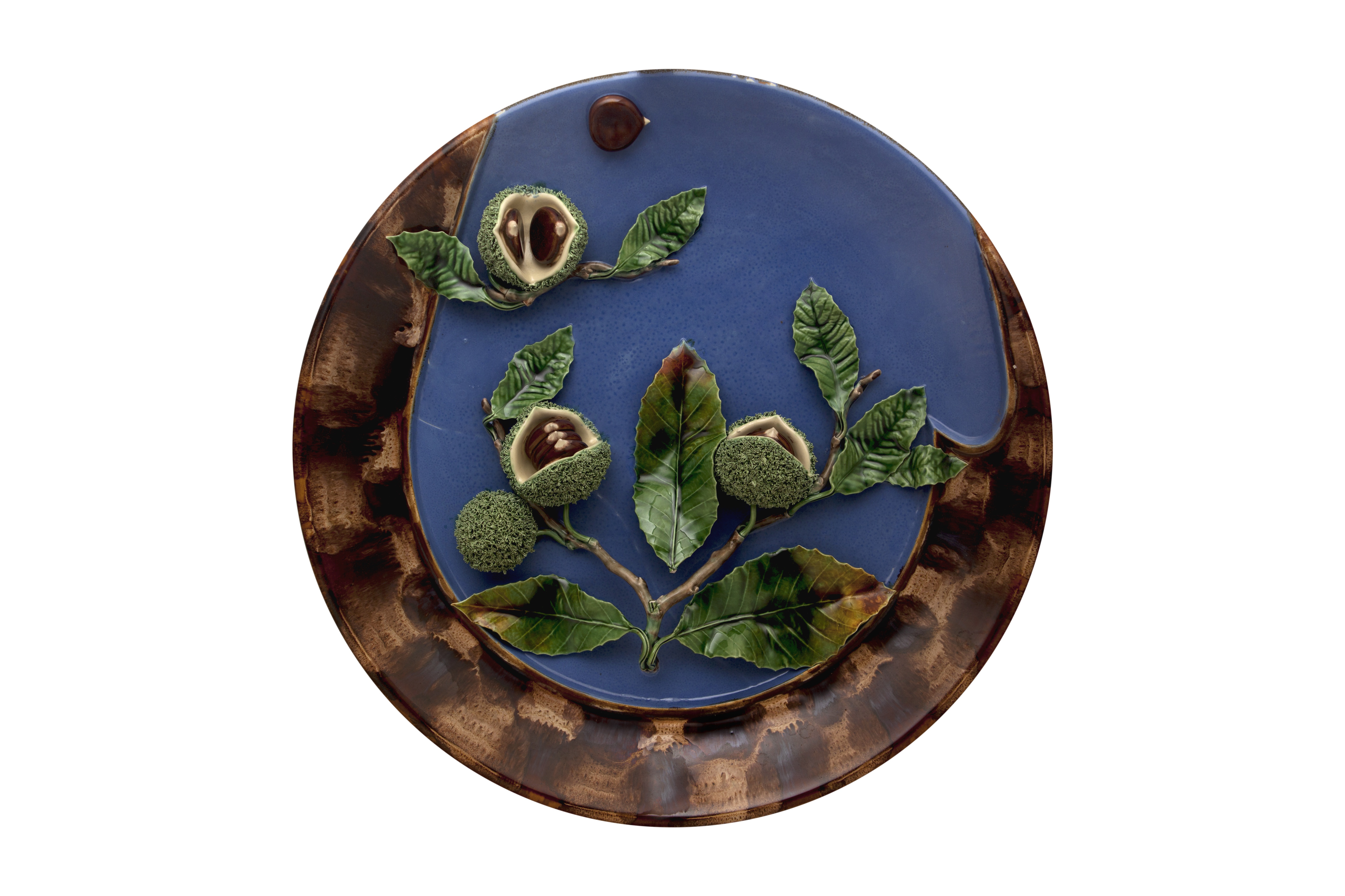 Large Plate 40 with Chestnuts