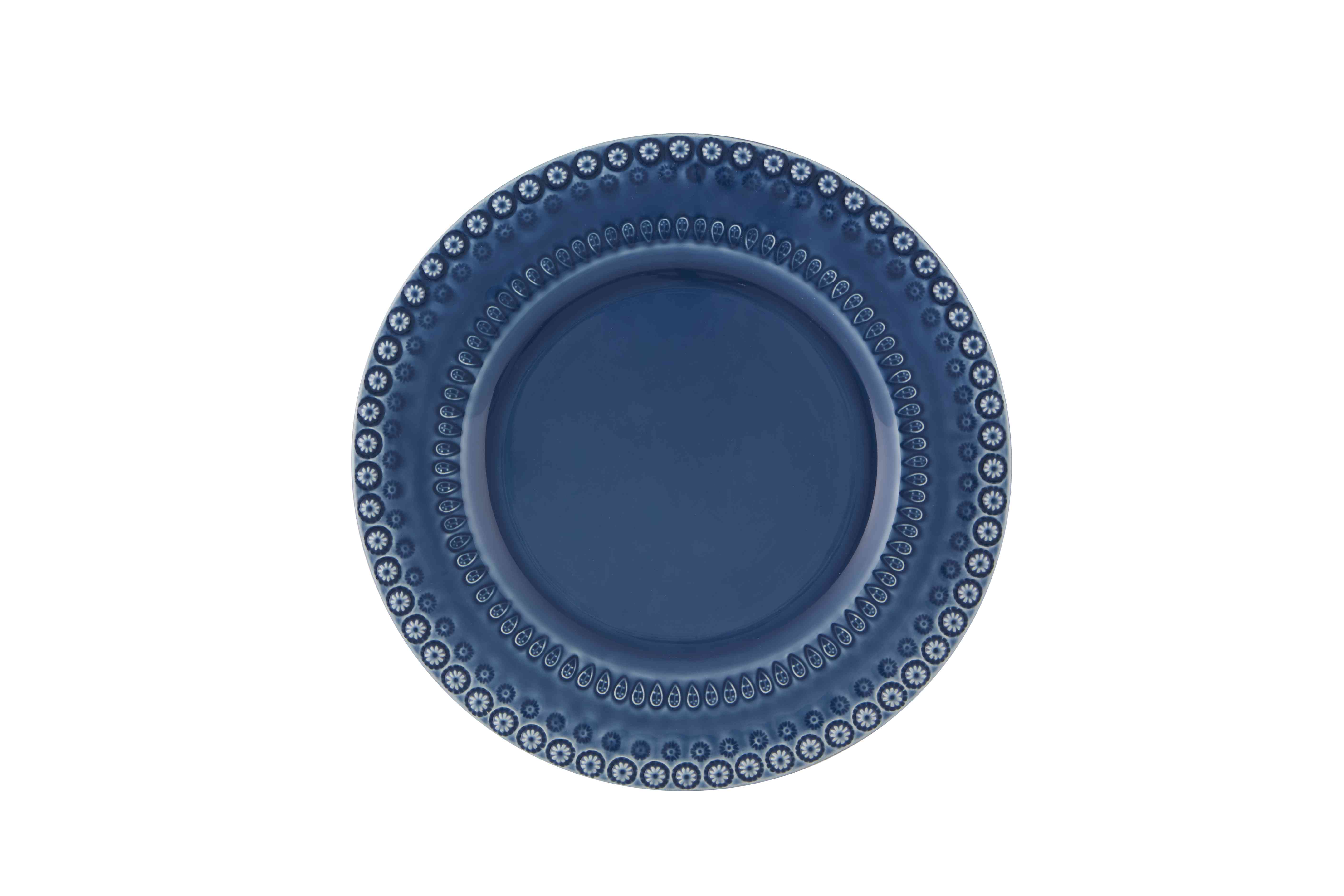 Dinner Plate, Blue, large