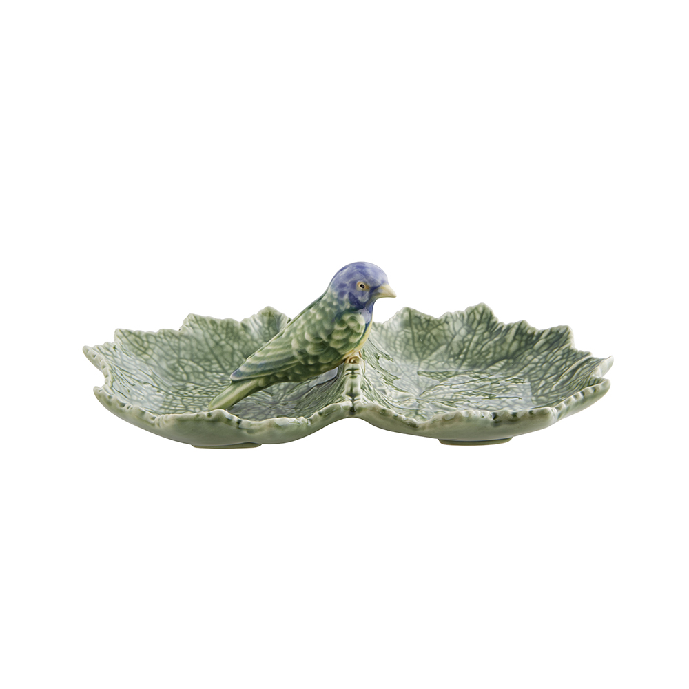 Double Leaf with Blue Bird