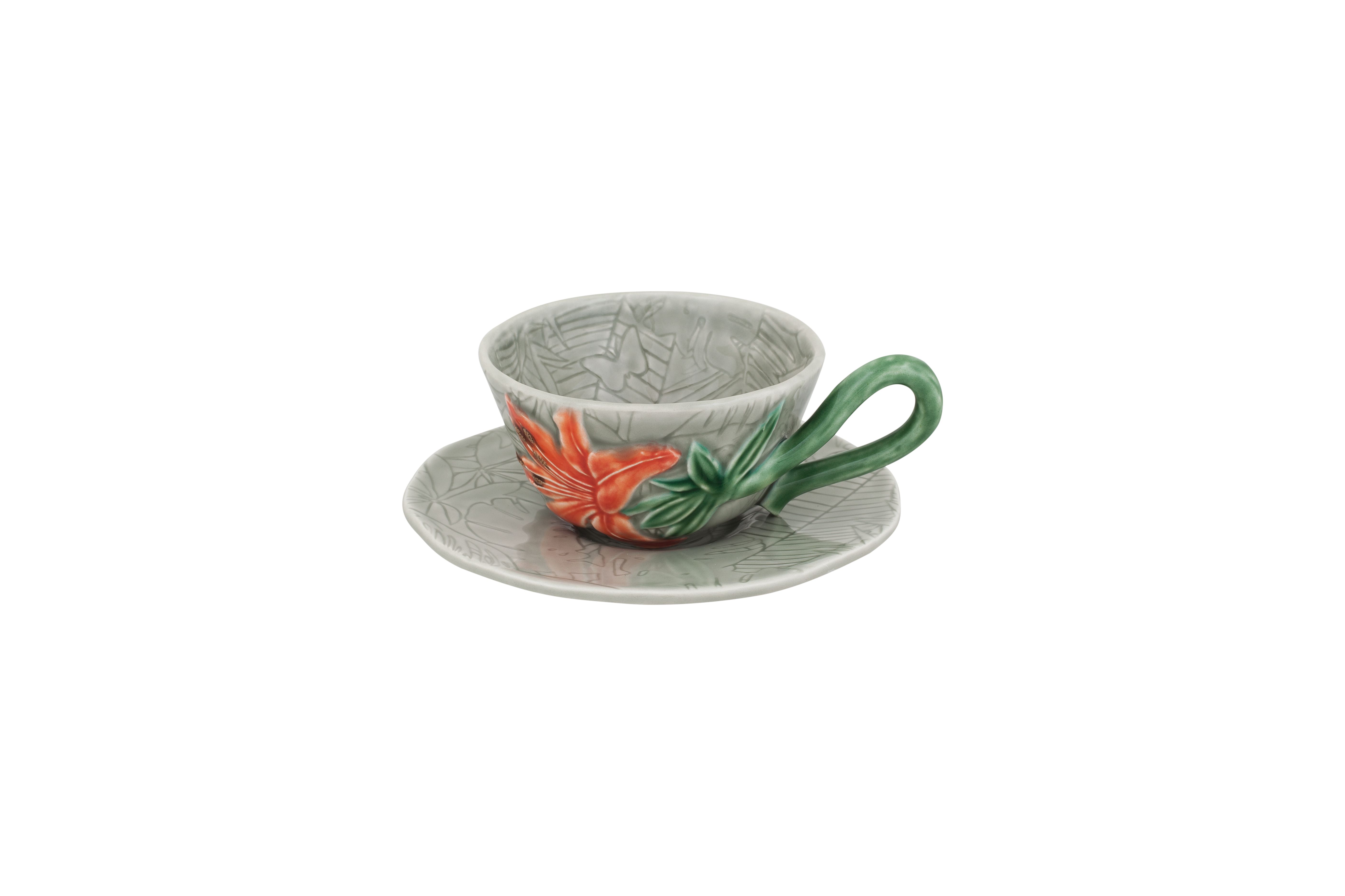 Taza Té con Platillo Lirio