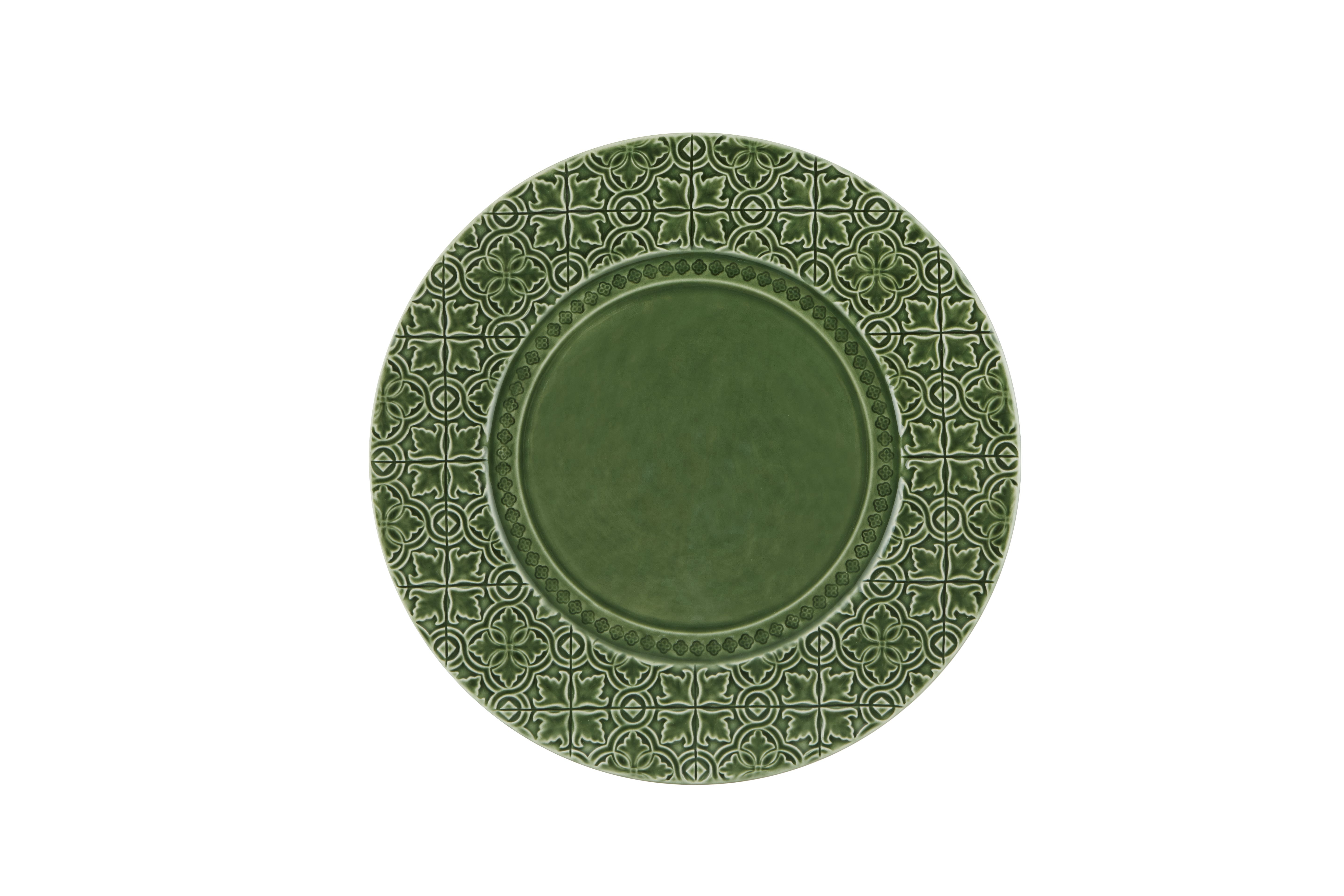 Charger Plate, Green, large image number null