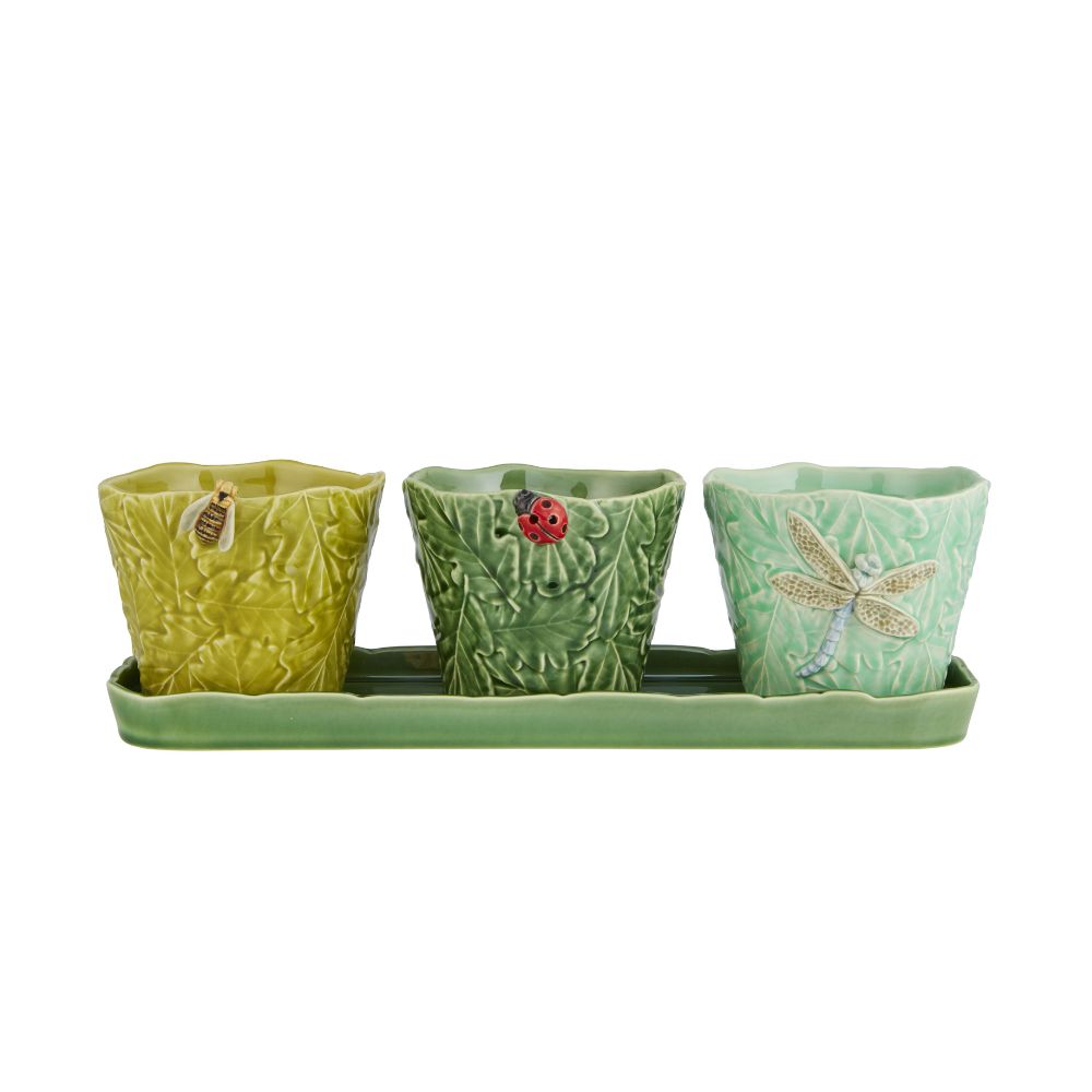 Set 3 Vases Flying Insects, , large image number null