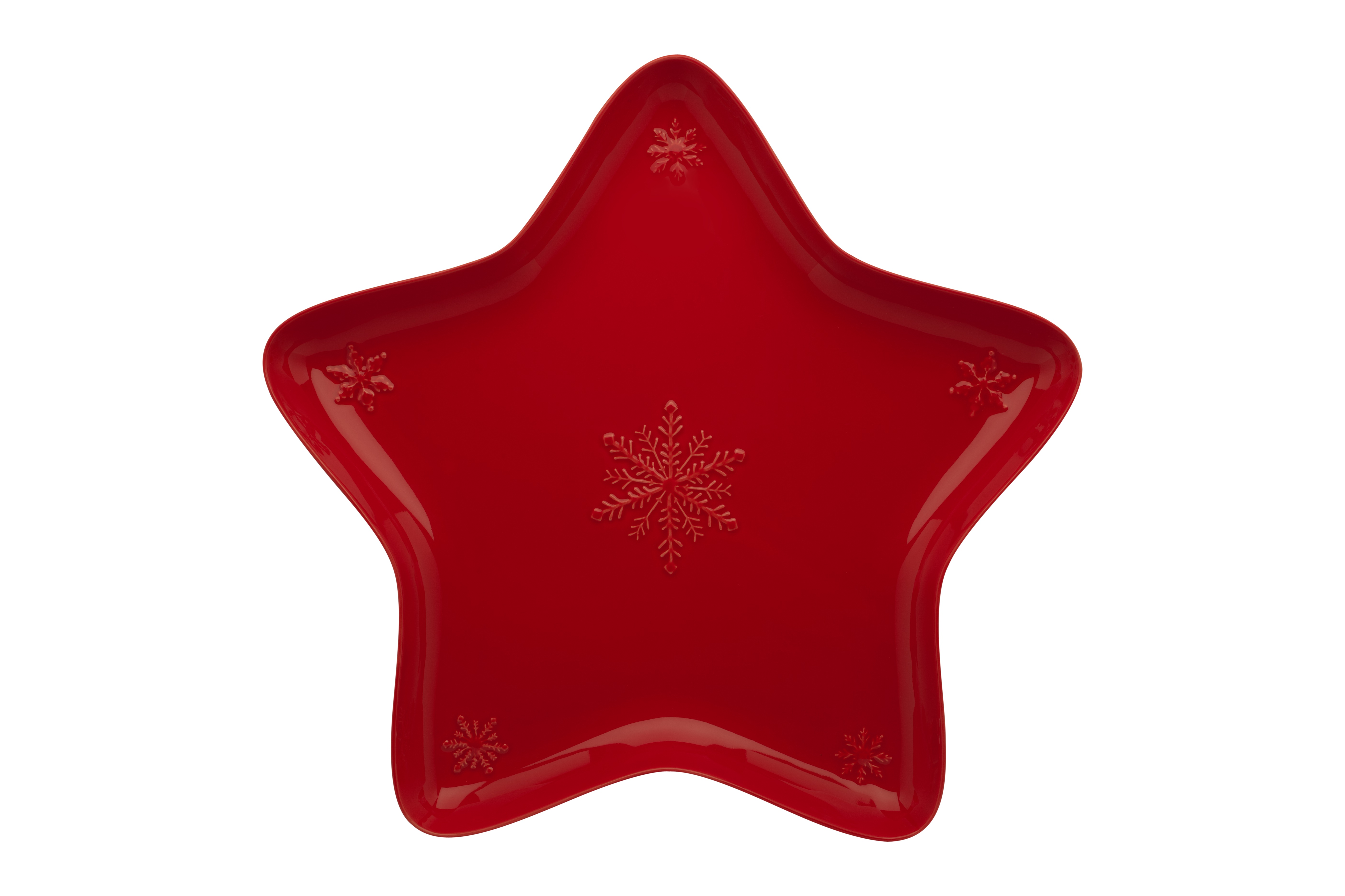 Large Bowl Star, Red, large image number null
