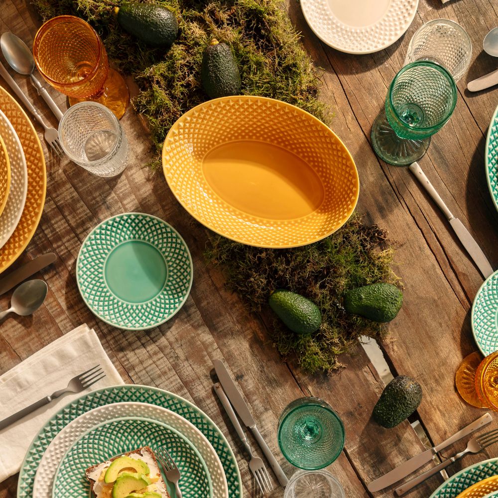 Platter, Yellow, large image number null