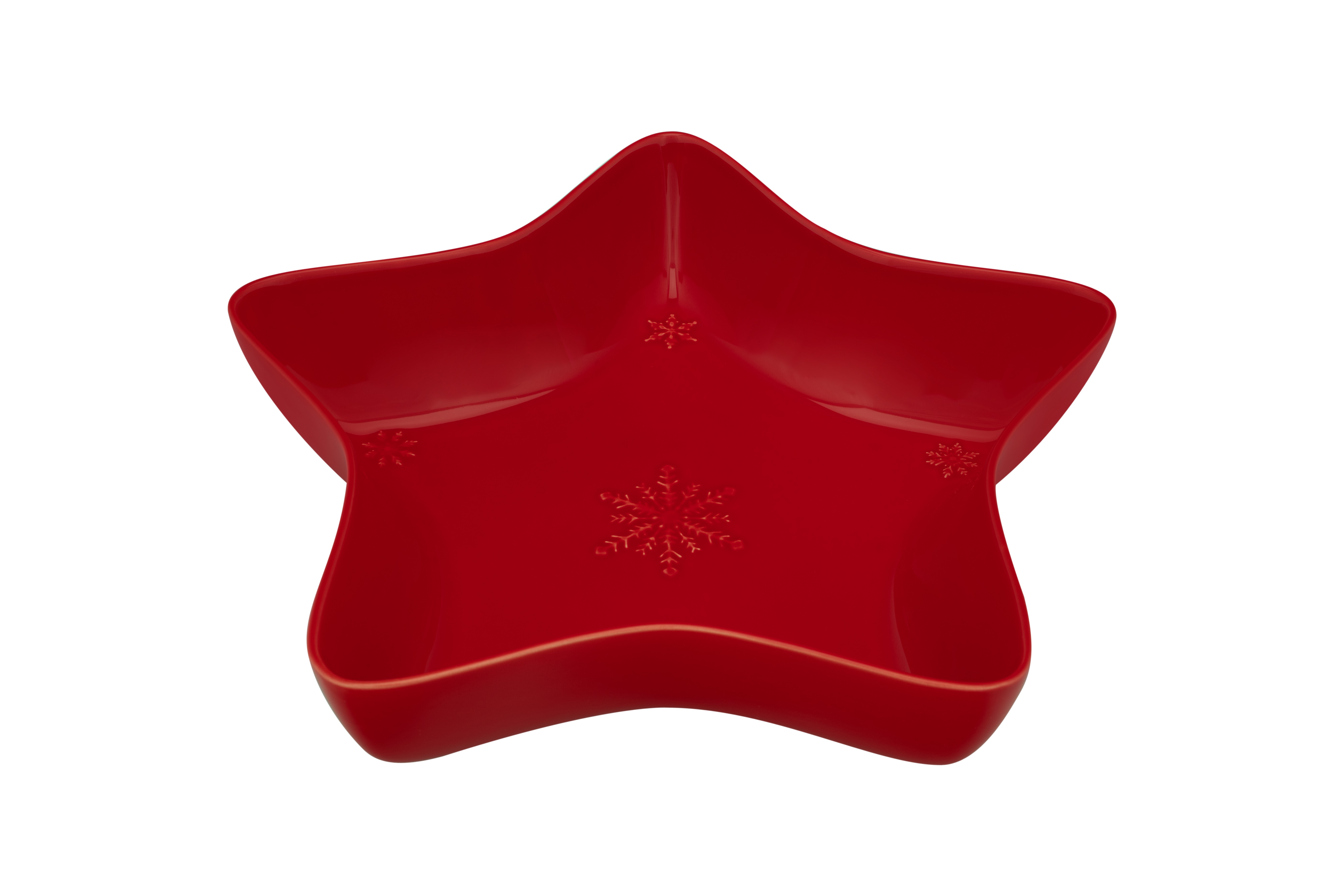 Small Bowl Star, Red, large image number null