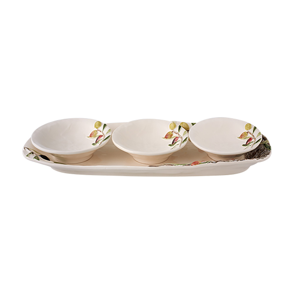 Conjunto Travessa + 3 Taças, , small