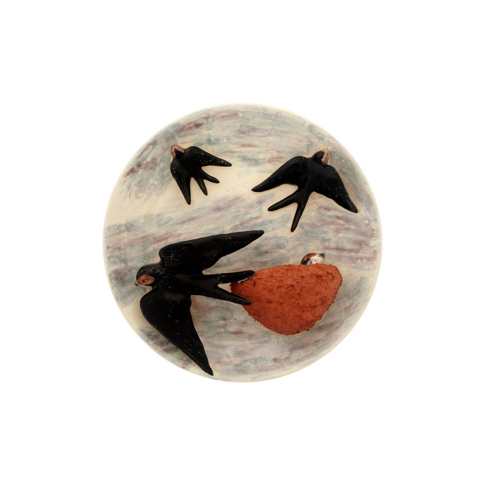 Plate with Swallows in the Nest