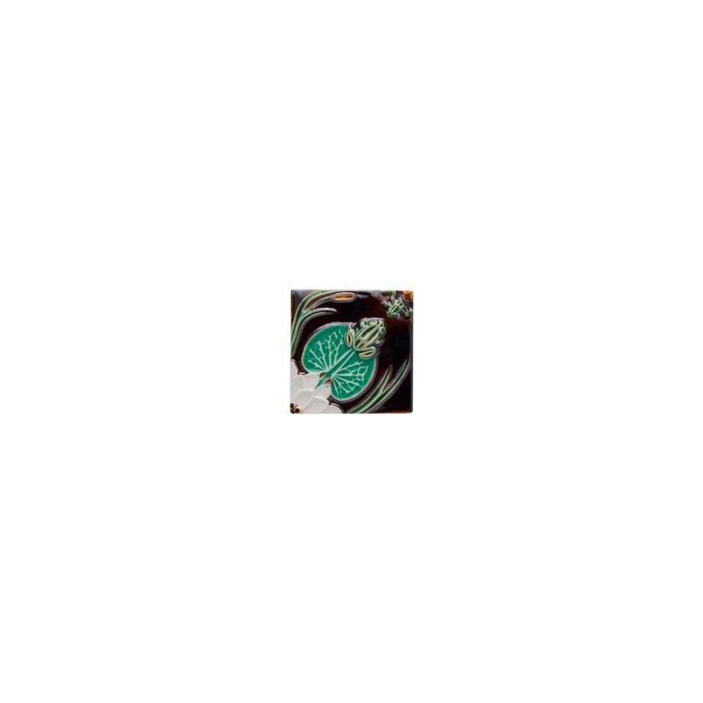 Tile Frogs with Waterlily