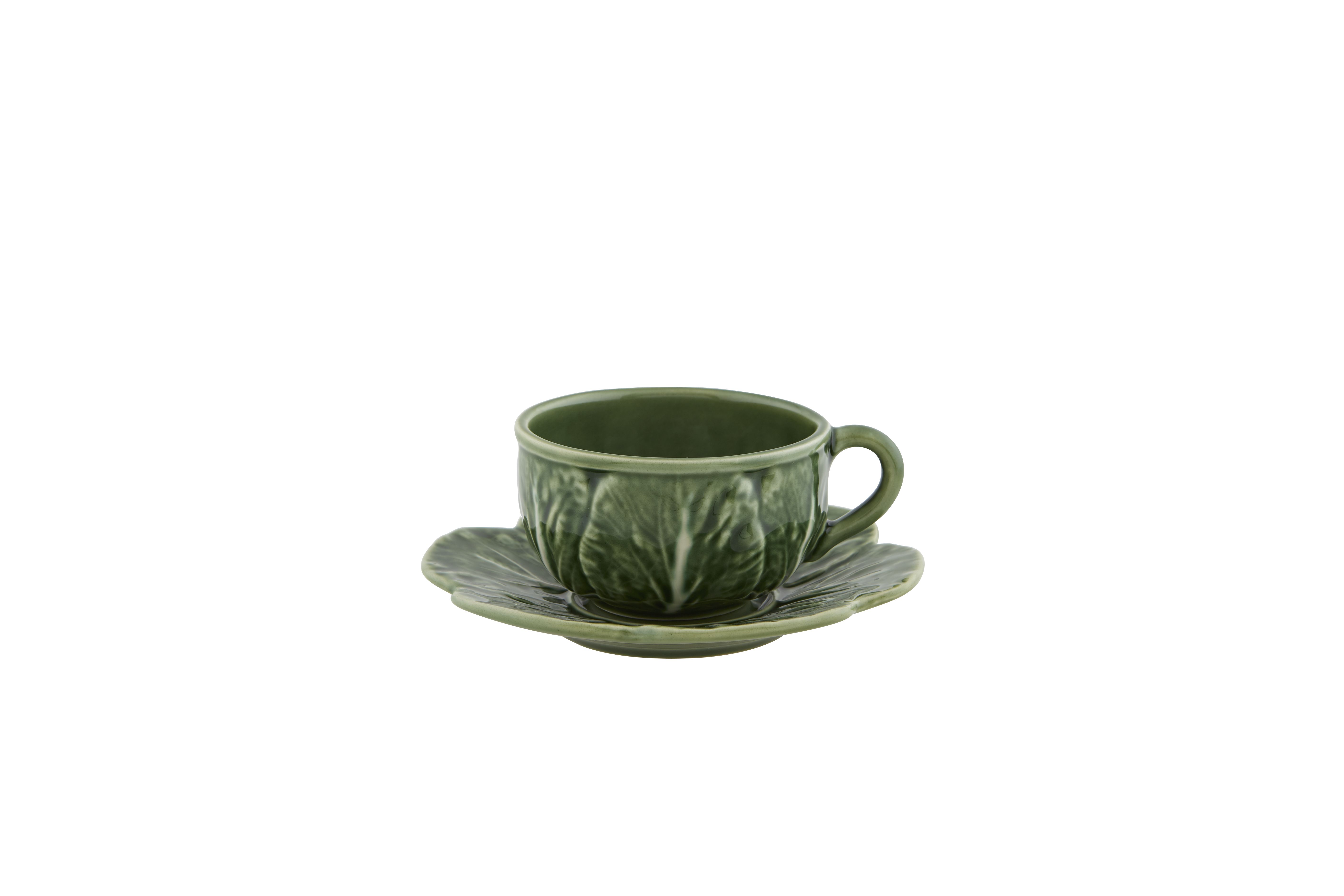 Taza Té con Platillo, Verde, large image number null