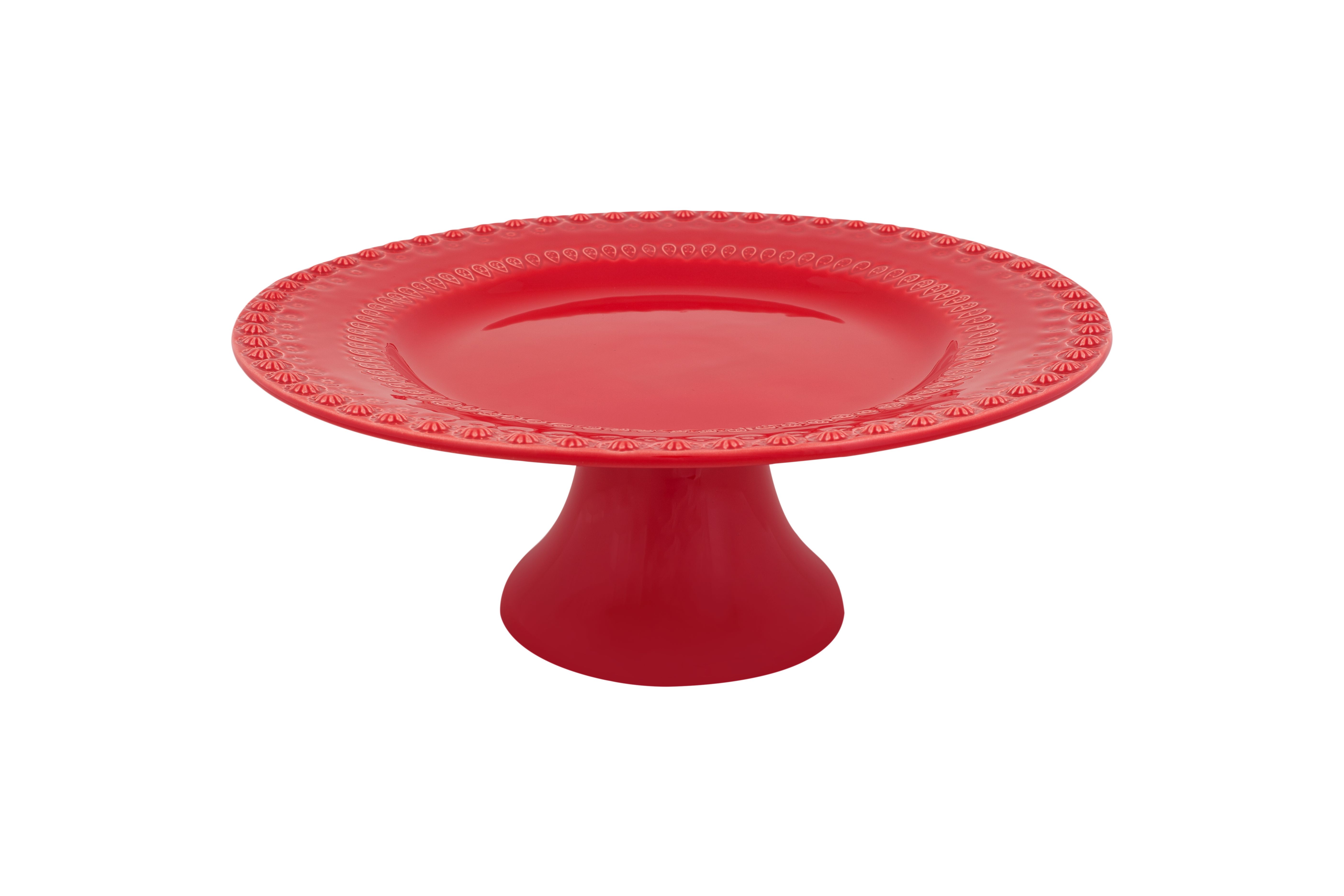 Small Cake Stand, Red, large image number null