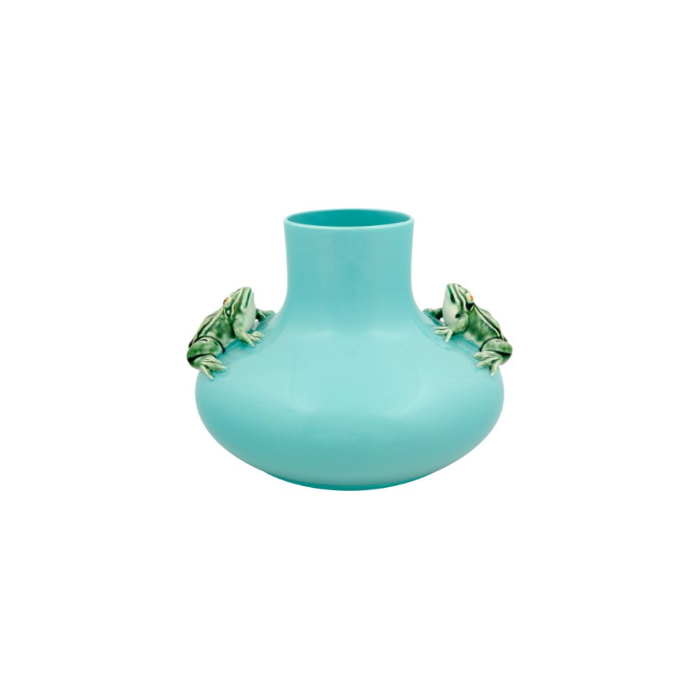 Large Vase Two Frogs, , large image number null